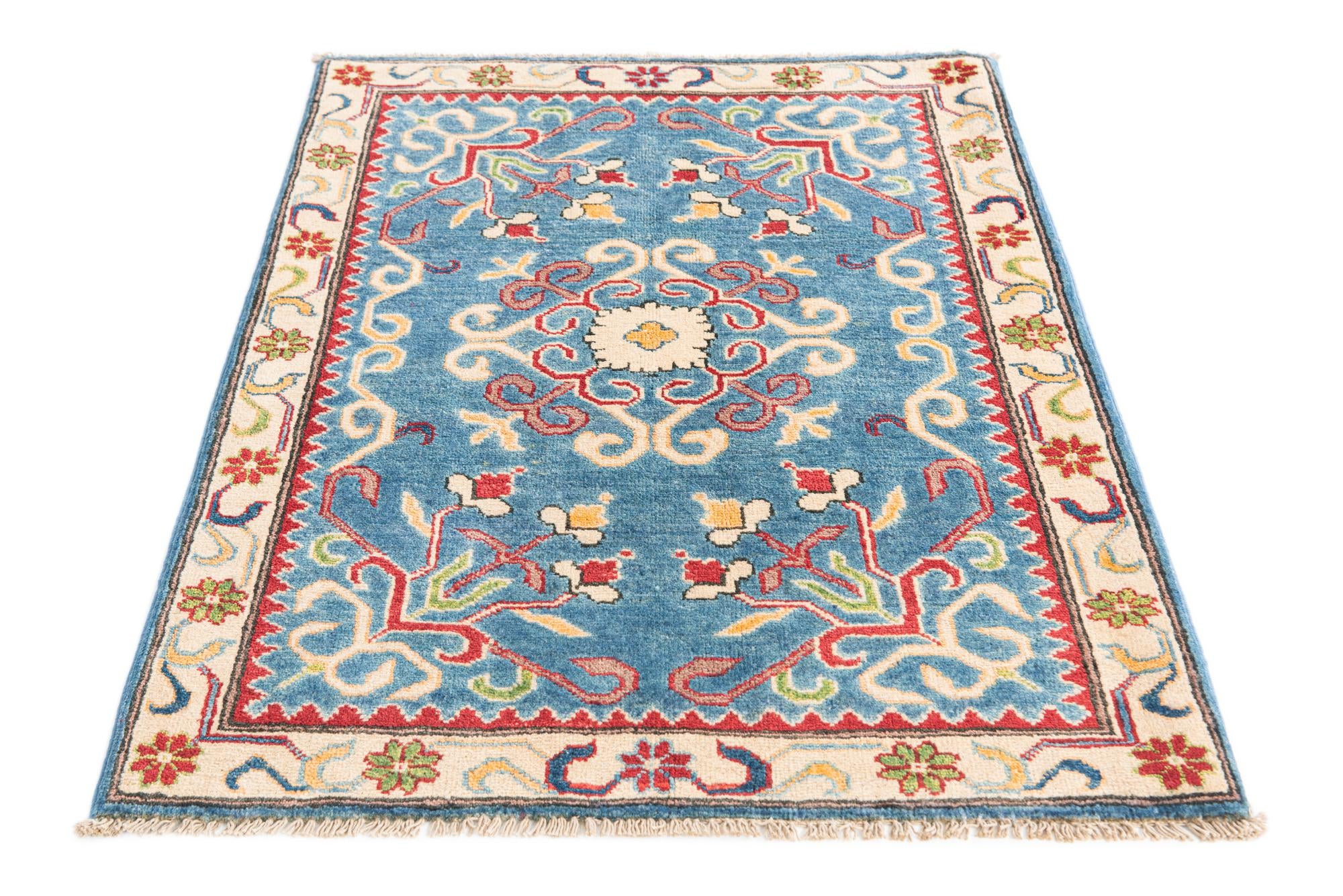 2' 10 x 4' Hand Knotted Kazak Rug
