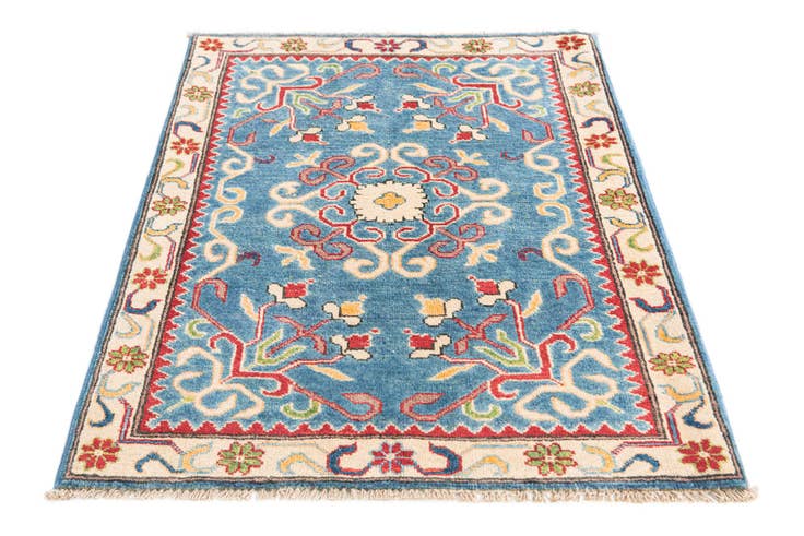 Detail image of 2' 10 x 4' Hand Knotted Kazak Rug