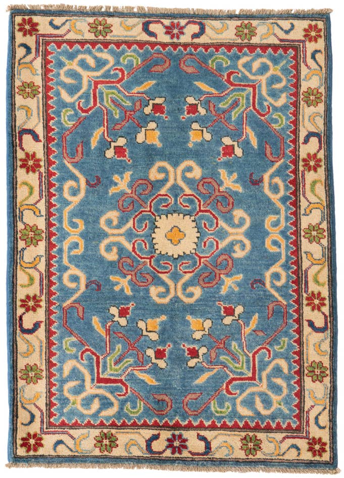 Detail image of 2' 10 x 4' Hand Knotted Kazak Rug