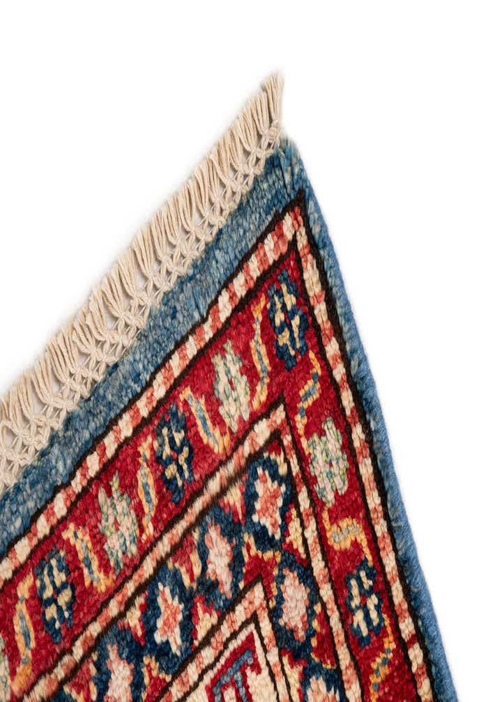 5' 4 x 8' 3 Hand Knotted Kazak Oriental Wool Rug