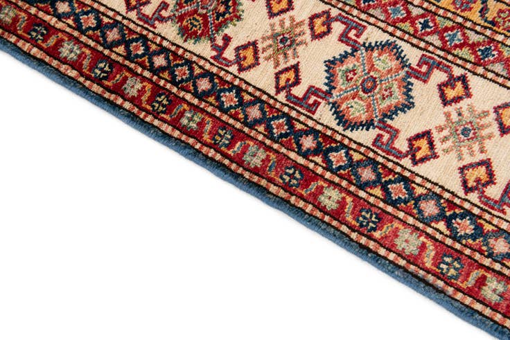 Detail image of 5' 4 x 8' 3 Hand Knotted Kazak Oriental Wool Rug