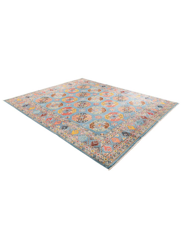 Detail image of 8' 2 x 9' 8 Hand Knotted Kazak Rug