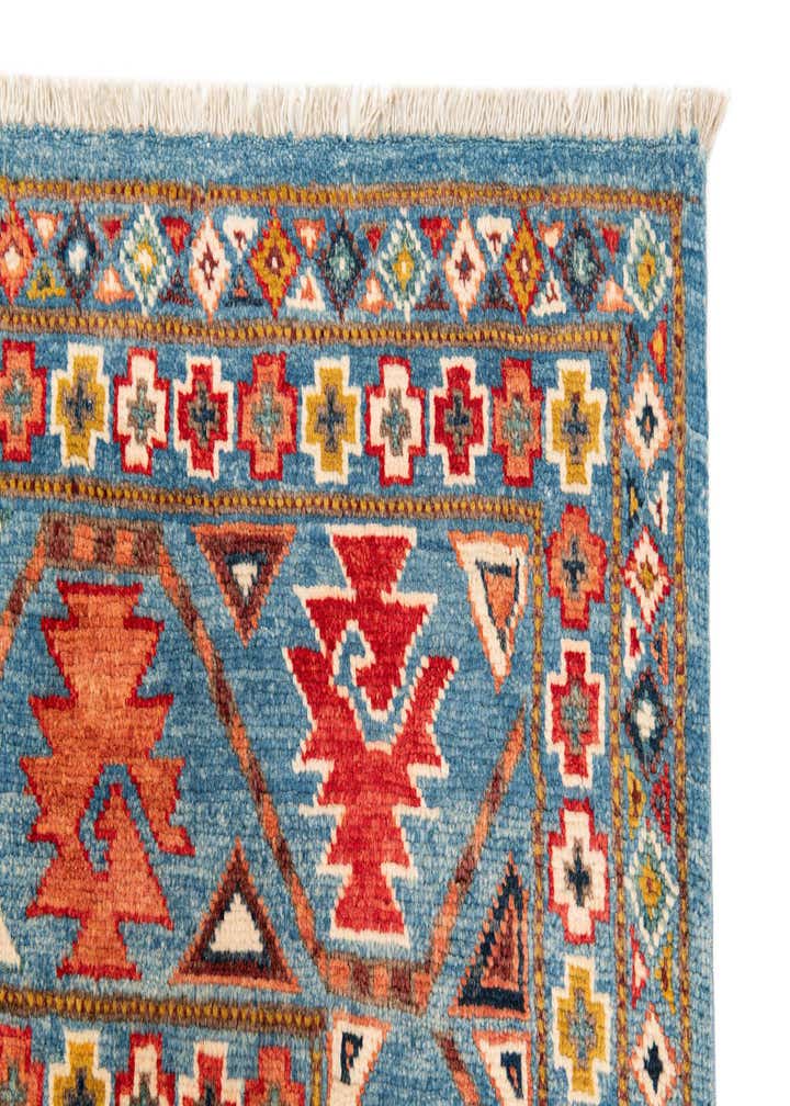 7' 10 x 9' 7 Hand Knotted Kazak Rug