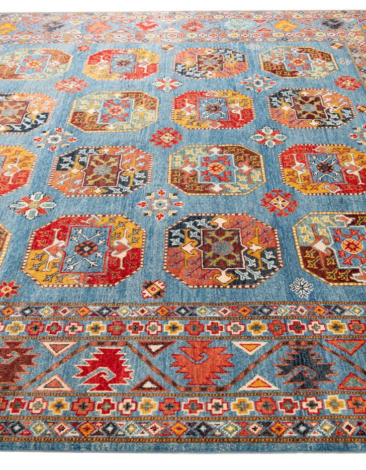 Detail image of 7' 10 x 9' 7 Hand Knotted Kazak Rug