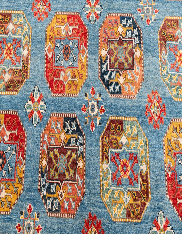 Detail image of 7' 10 x 9' 7 Hand Knotted Kazak Rug
