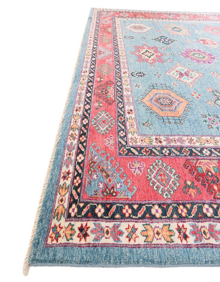 Detail image of 8' 2 x 11' 3 Hand Knotted Kazak Rug