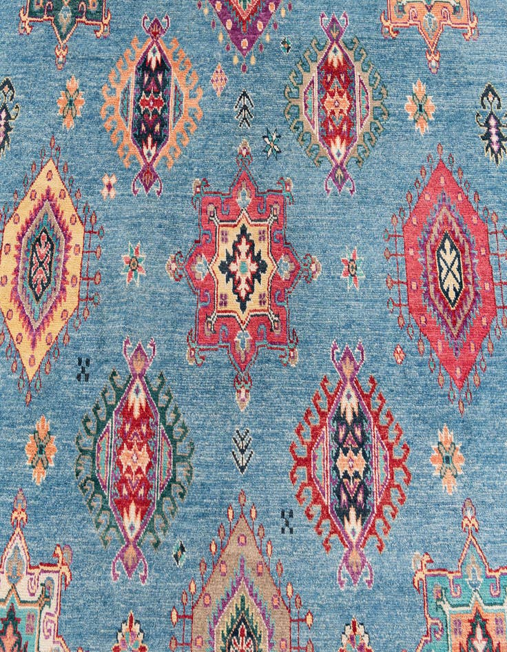 Detail image of 8' 2 x 11' 3 Hand Knotted Kazak Rug