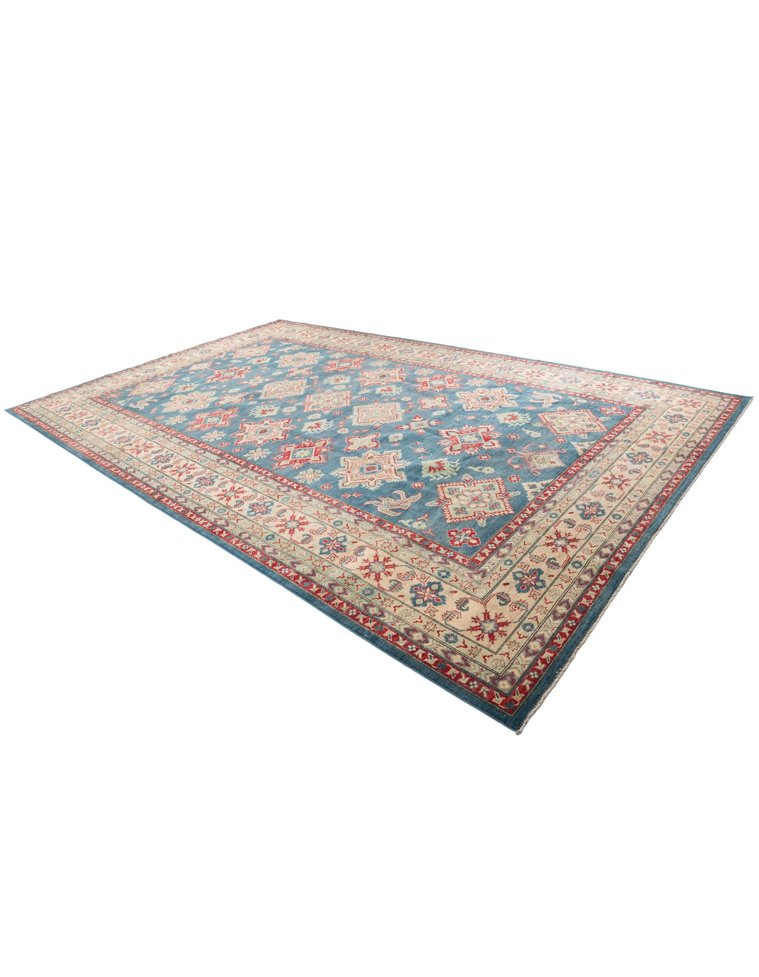 10' x 15' Hand Knotted Kazak Rug