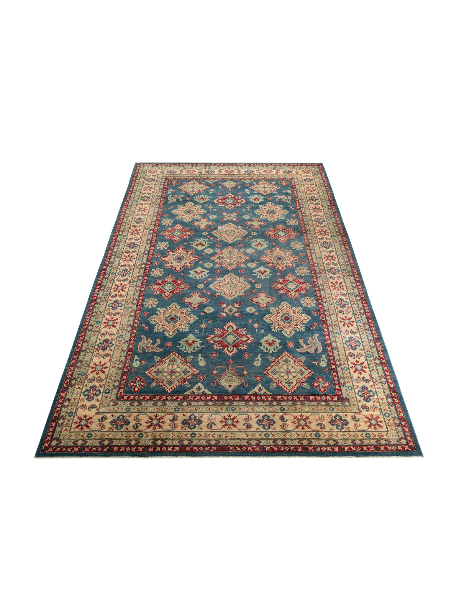 10' x 15' Hand Knotted Kazak Rug