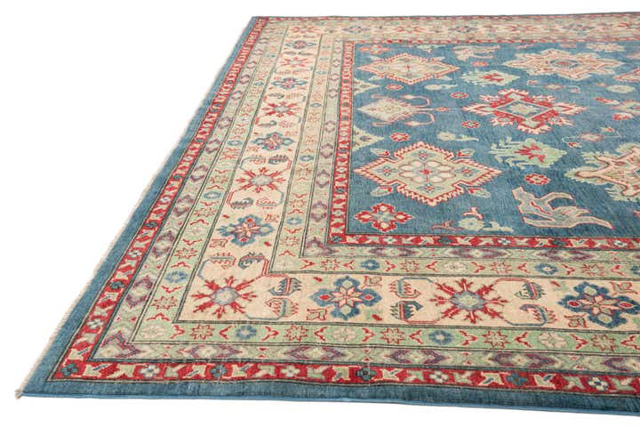 10' x 15' Hand Knotted Kazak Rug