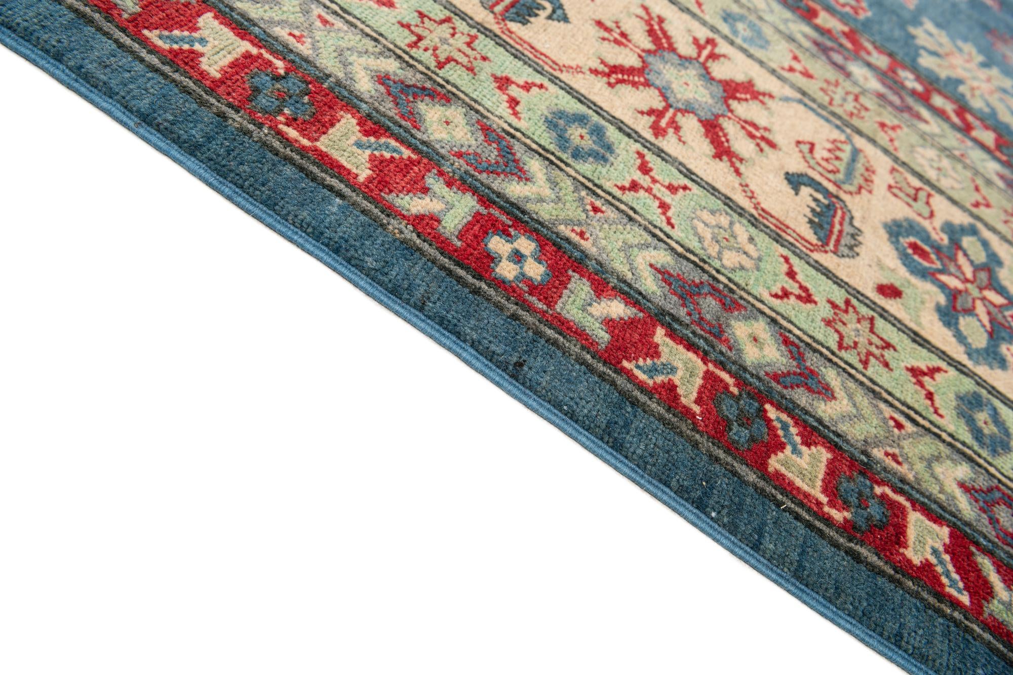 10' x 15' Hand Knotted Kazak Rug