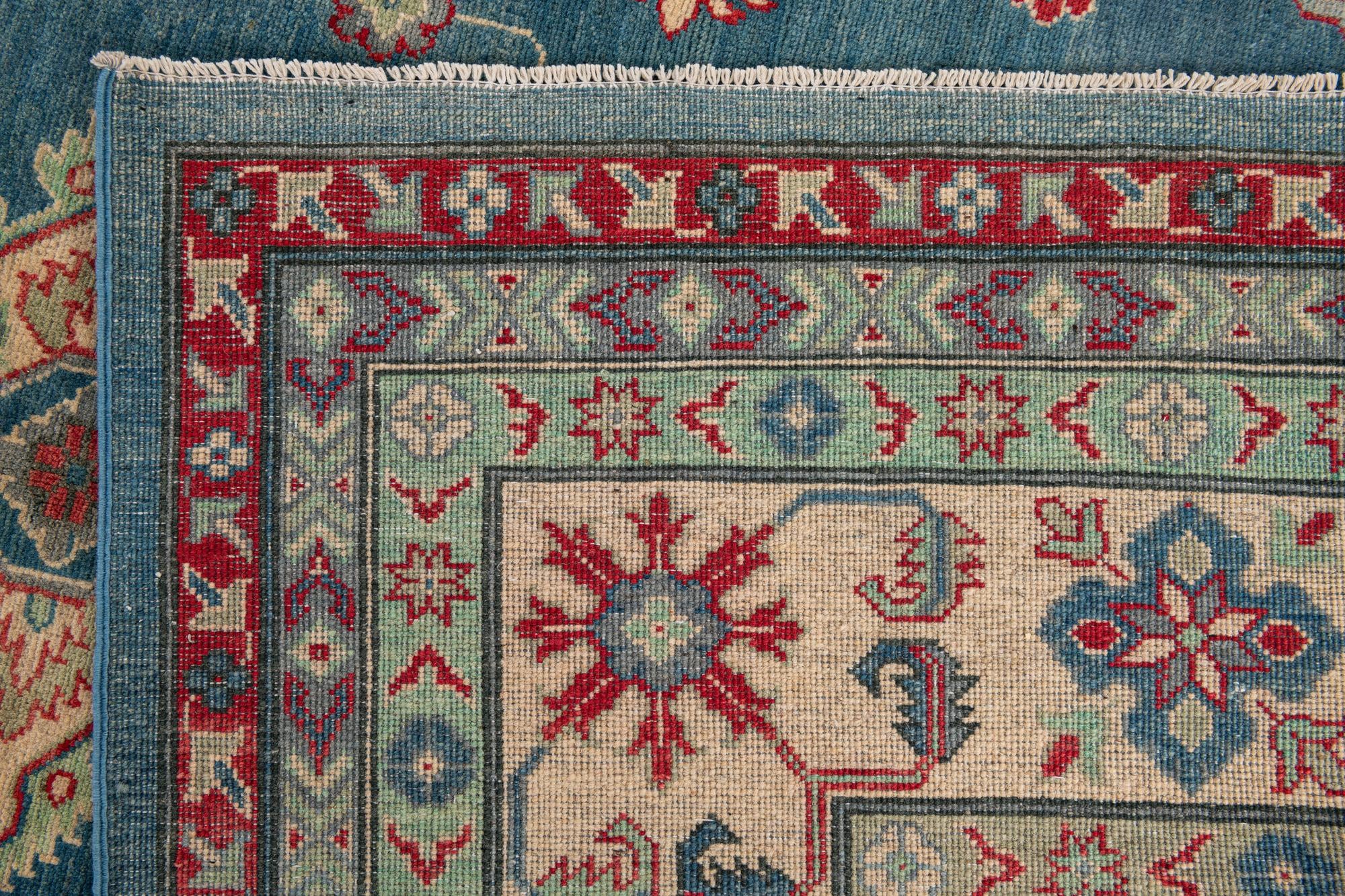 10' x 15' Hand Knotted Kazak Rug