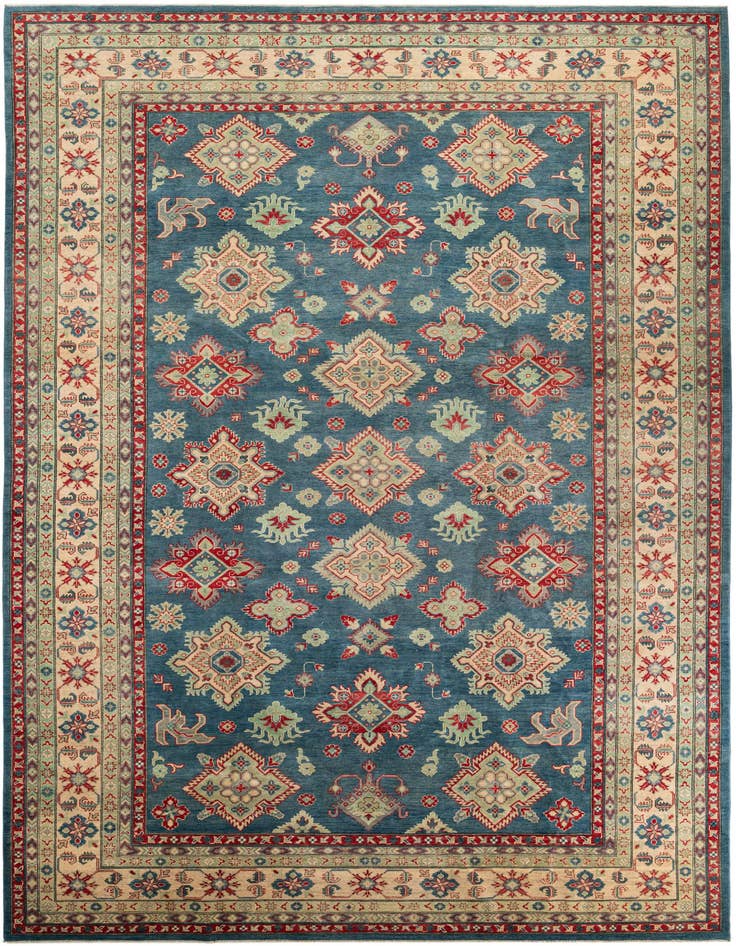 Detail image of 10' x 15' Hand Knotted Kazak Rug