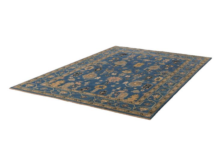 Detail image of 6' 9 x 9' 11 Hand Knotted Kazak Rug