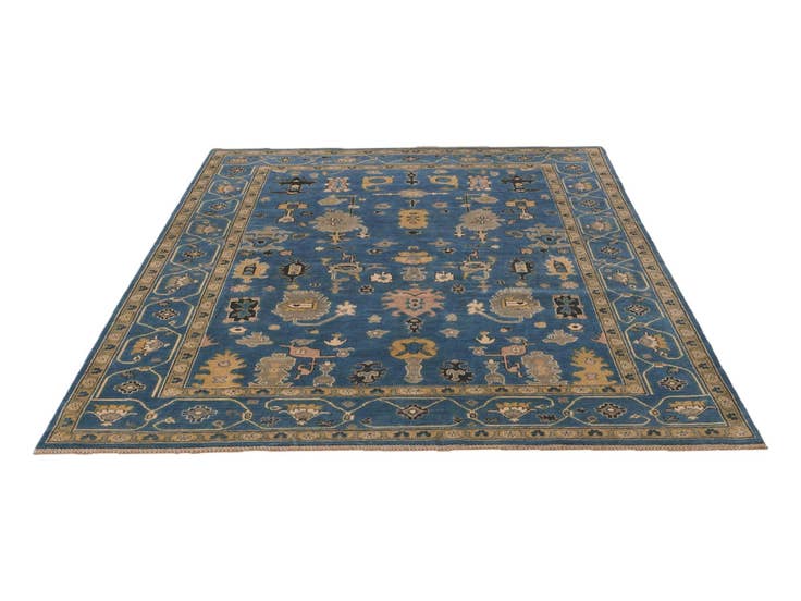 Detail image of 6' 9 x 9' 11 Hand Knotted Kazak Rug