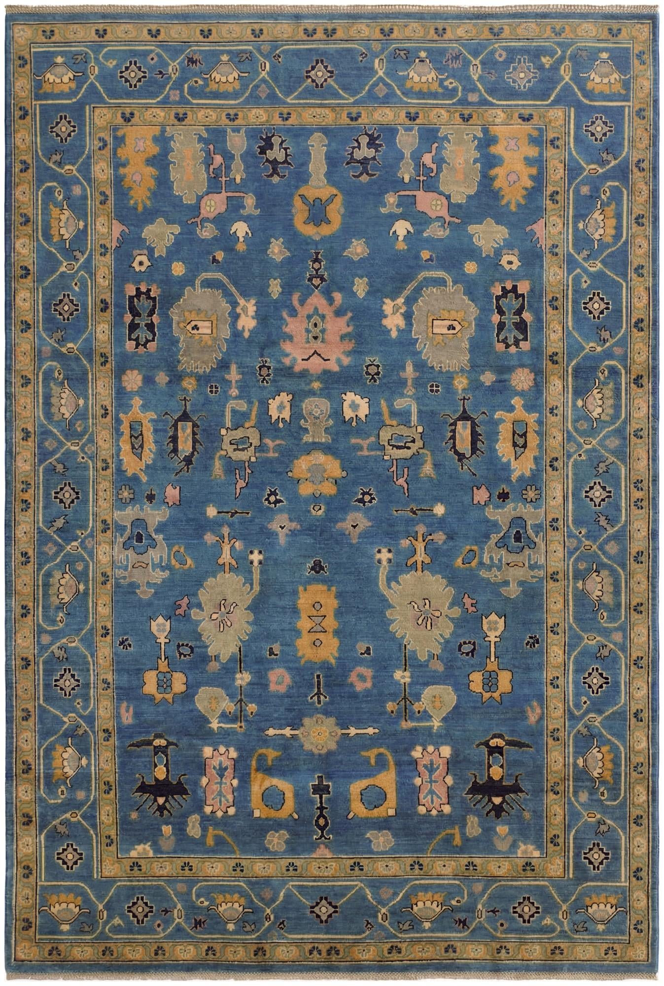 6' 9 x 9' 11 Hand Knotted Kazak Rug