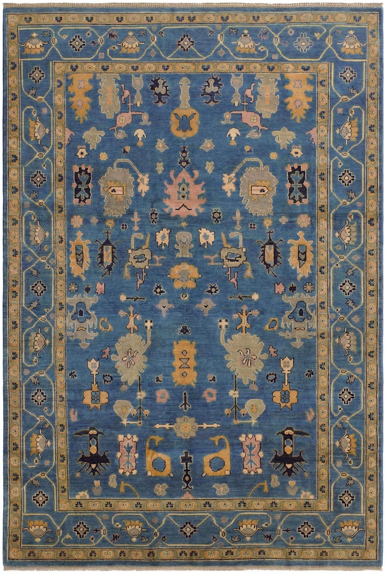 6' 9 x 9' 11 Hand Knotted Kazak Rug