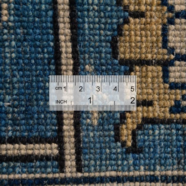 Detail image of 6' 9 x 9' 9 Hand Knotted Kazak Rug