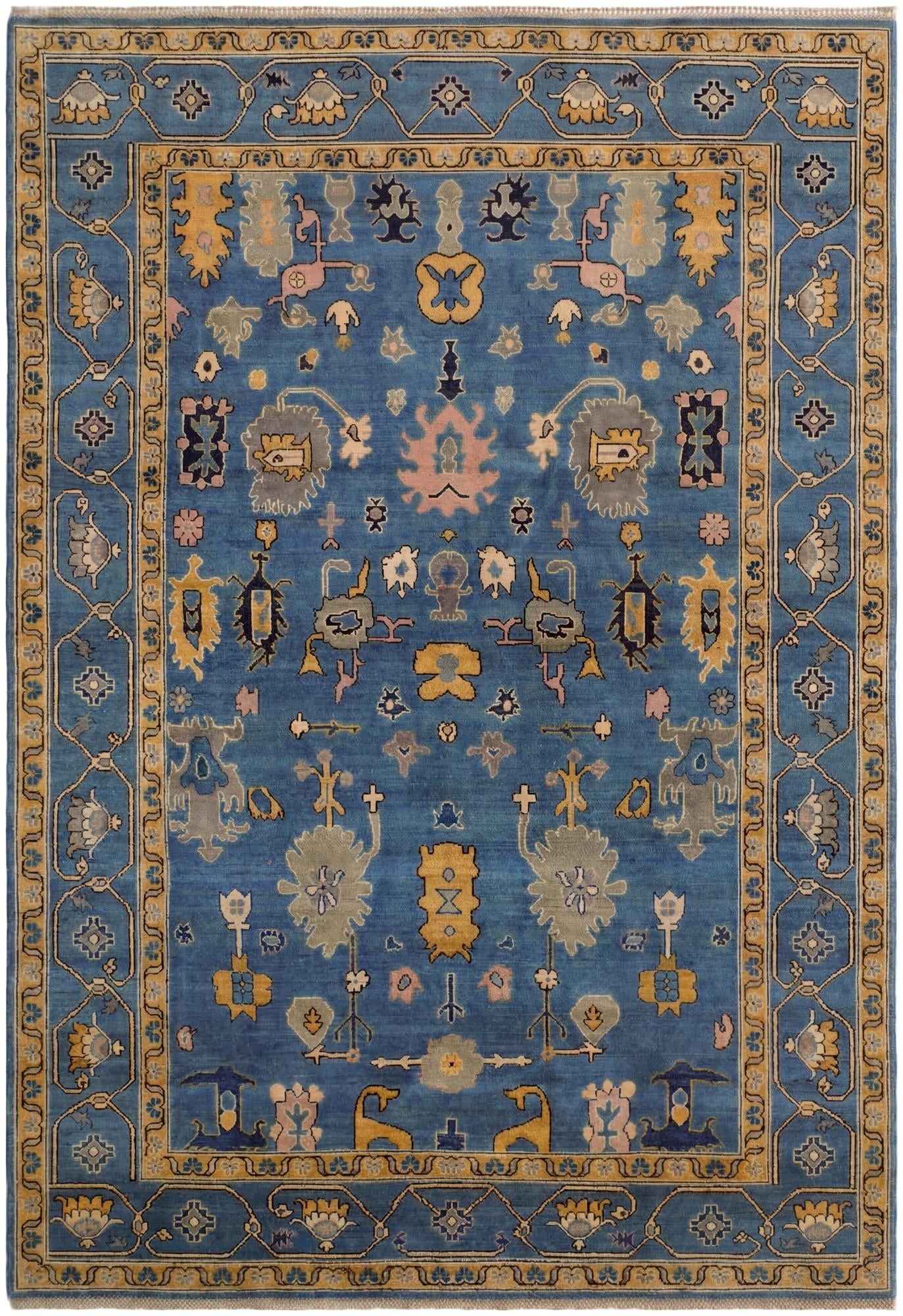 6' 9 x 9' 9 Hand Knotted Kazak Rug