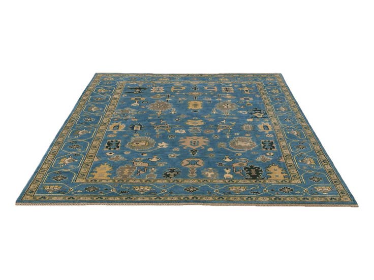 Detail image of 6' 8 x 9' 5 Hand Knotted Kazak Rug