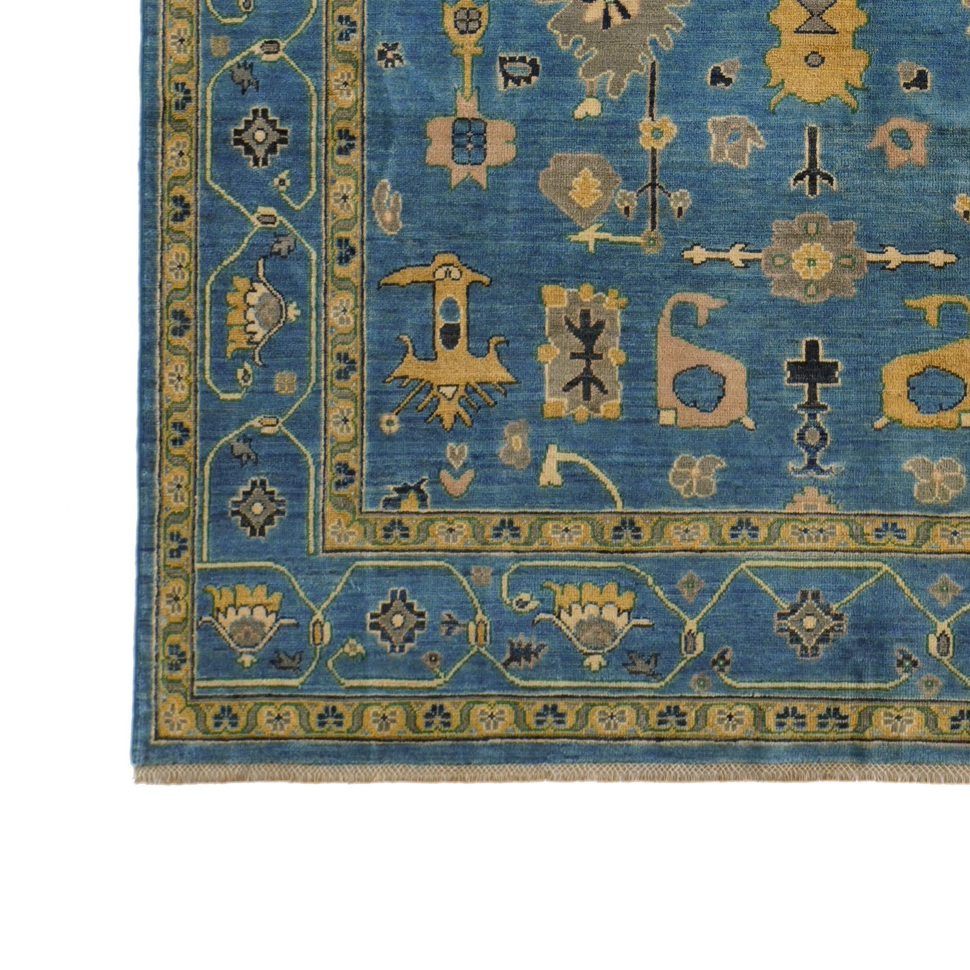 6' 8 x 9' 5 Hand Knotted Kazak Rug