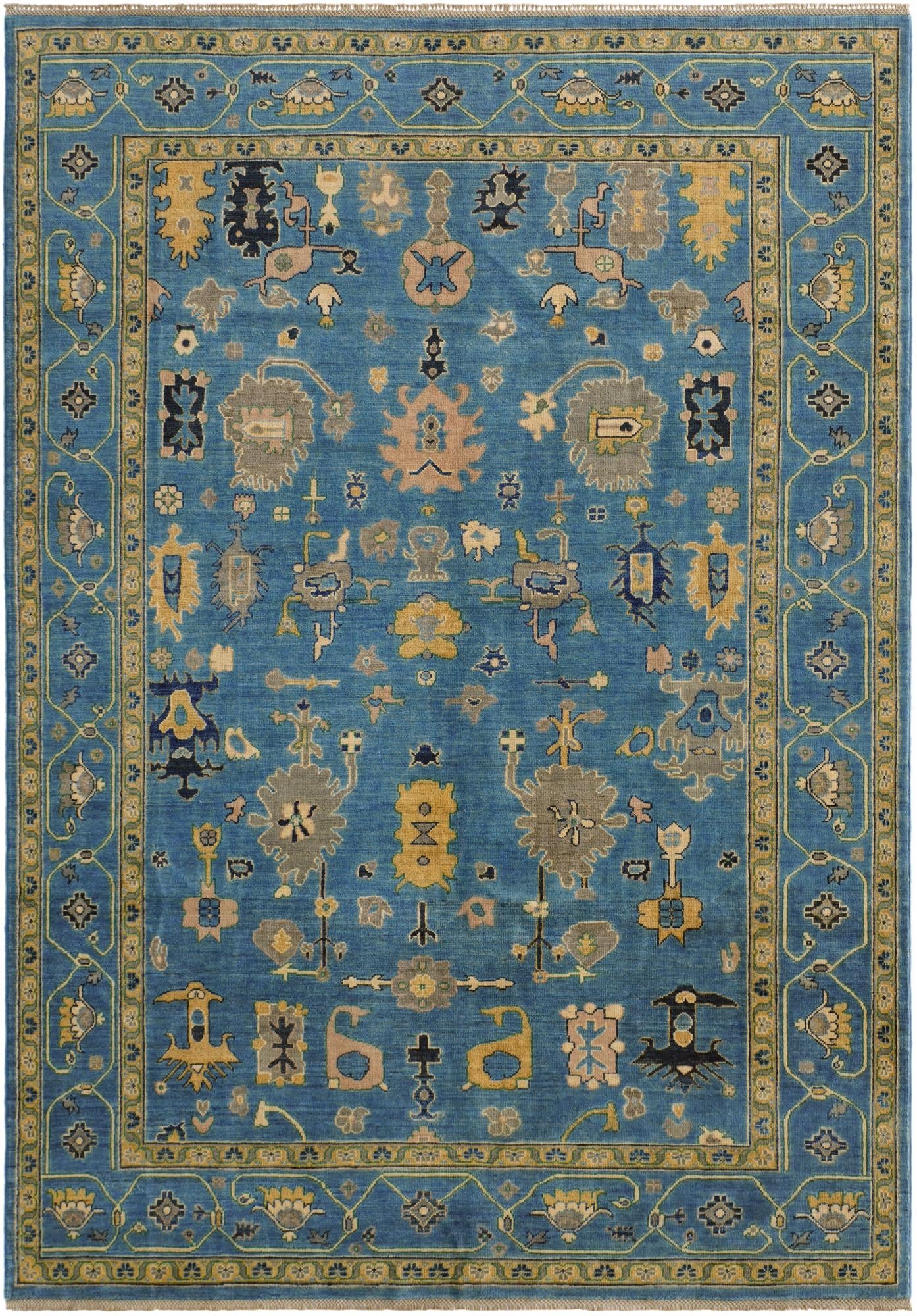 6' 8 x 9' 5 Hand Knotted Kazak Rug