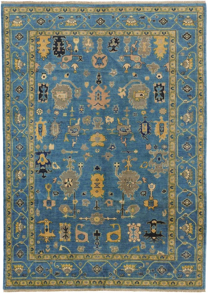 Detail image of 205cm x 285cm anudado a mano Kazak Alfombra