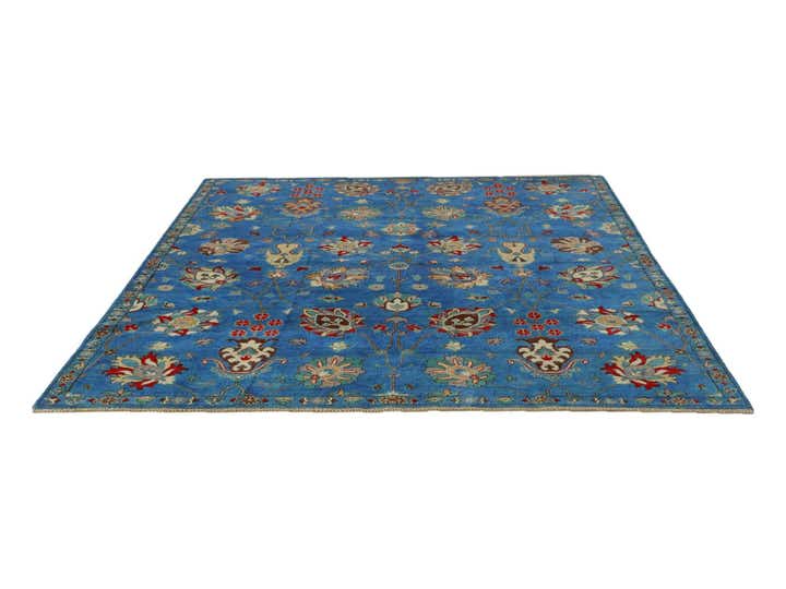 7' 8 x 10' Hand Knotted Kazak Rug
