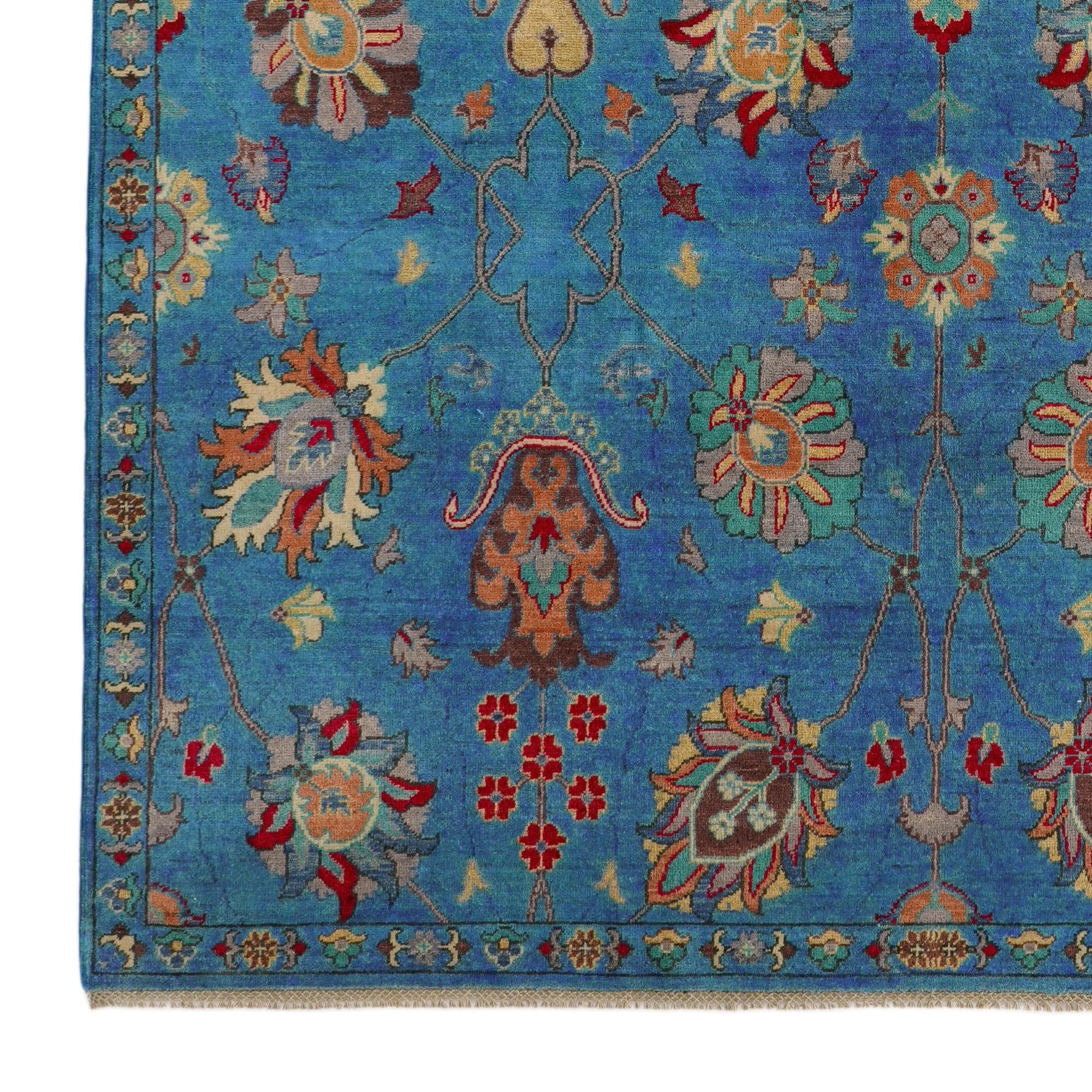 7' 8 x 10' Hand Knotted Kazak Rug