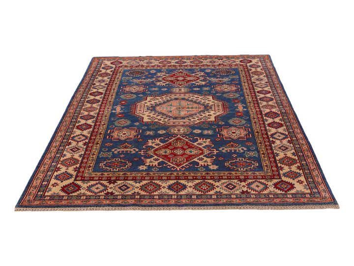 5' 6 x 8' Hand Knotted Kazak Rug