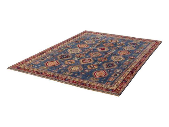 5' 9 x 7' 8 Hand Knotted Kazak Rug