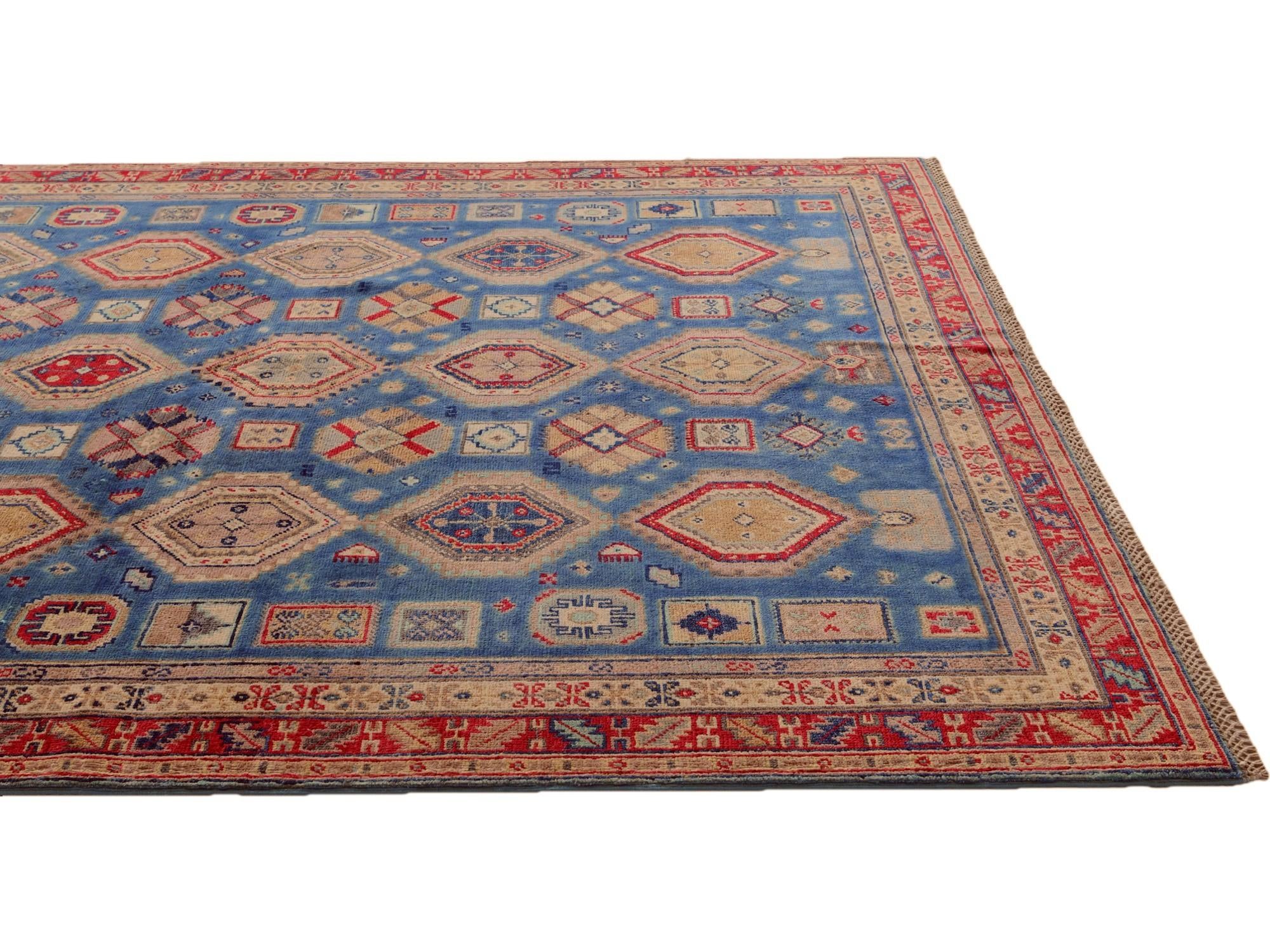 5' 8 x 7' 10 Hand Knotted Kazak Rug
