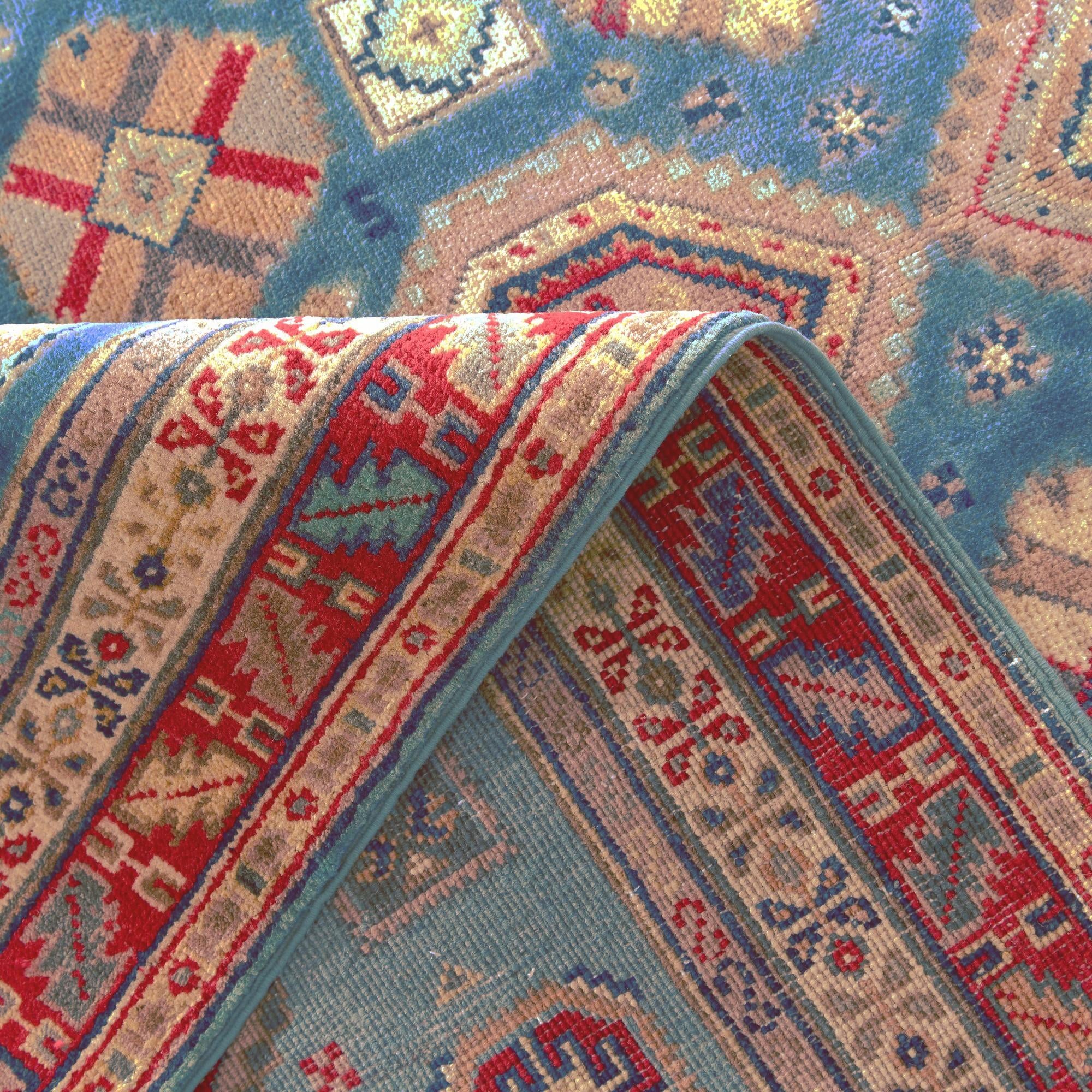5' 8 x 7' 10 Hand Knotted Kazak Rug