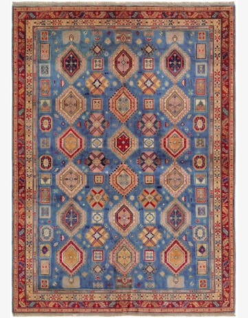 5' 8 x 7' 10 Hand Knotted Kazak Rug