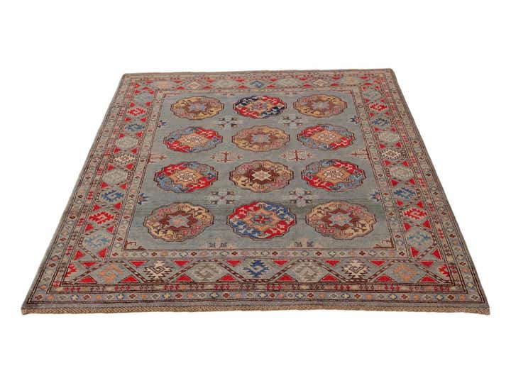 4' 10 x 6' 6 Hand Knotted Kazak Rug