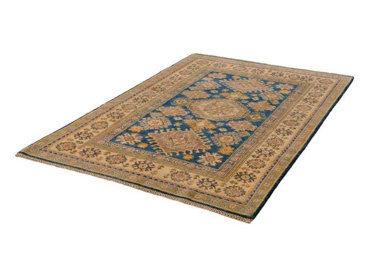 Detail image of 3' 11 x 6' Hand Knotted Kazak Rug