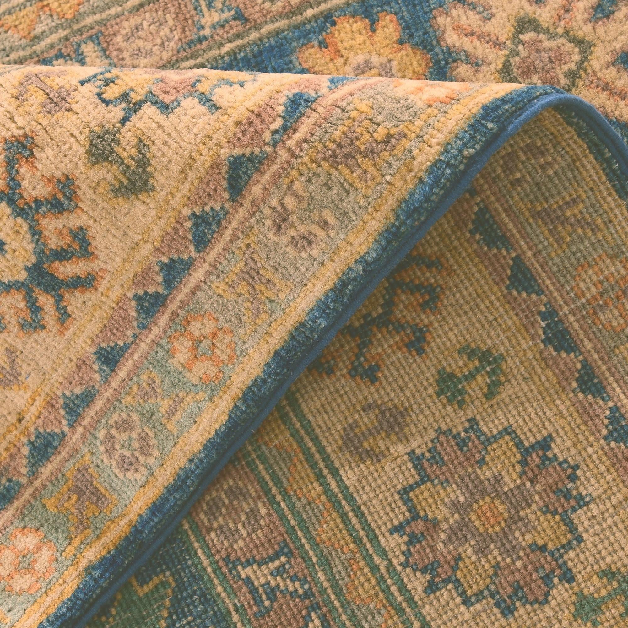3' 11 x 6' Hand Knotted Kazak Rug