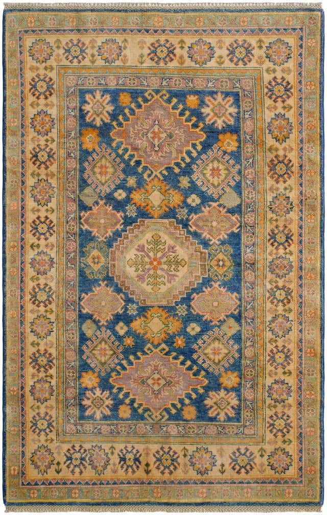 3' 11 x 6' Hand Knotted Kazak Rug