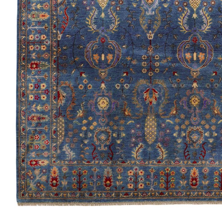 Detail image of 8' x 9' 9 Hand Knotted Kazak Rug