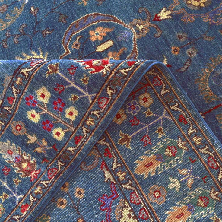 Detail image of 8' x 9' 9 Hand Knotted Kazak Rug