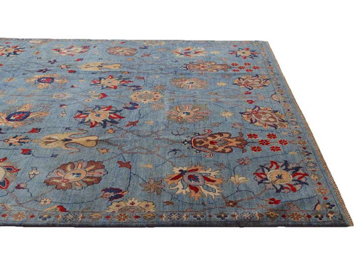 8' x 9' 8 Hand Knotted Kazak Rug