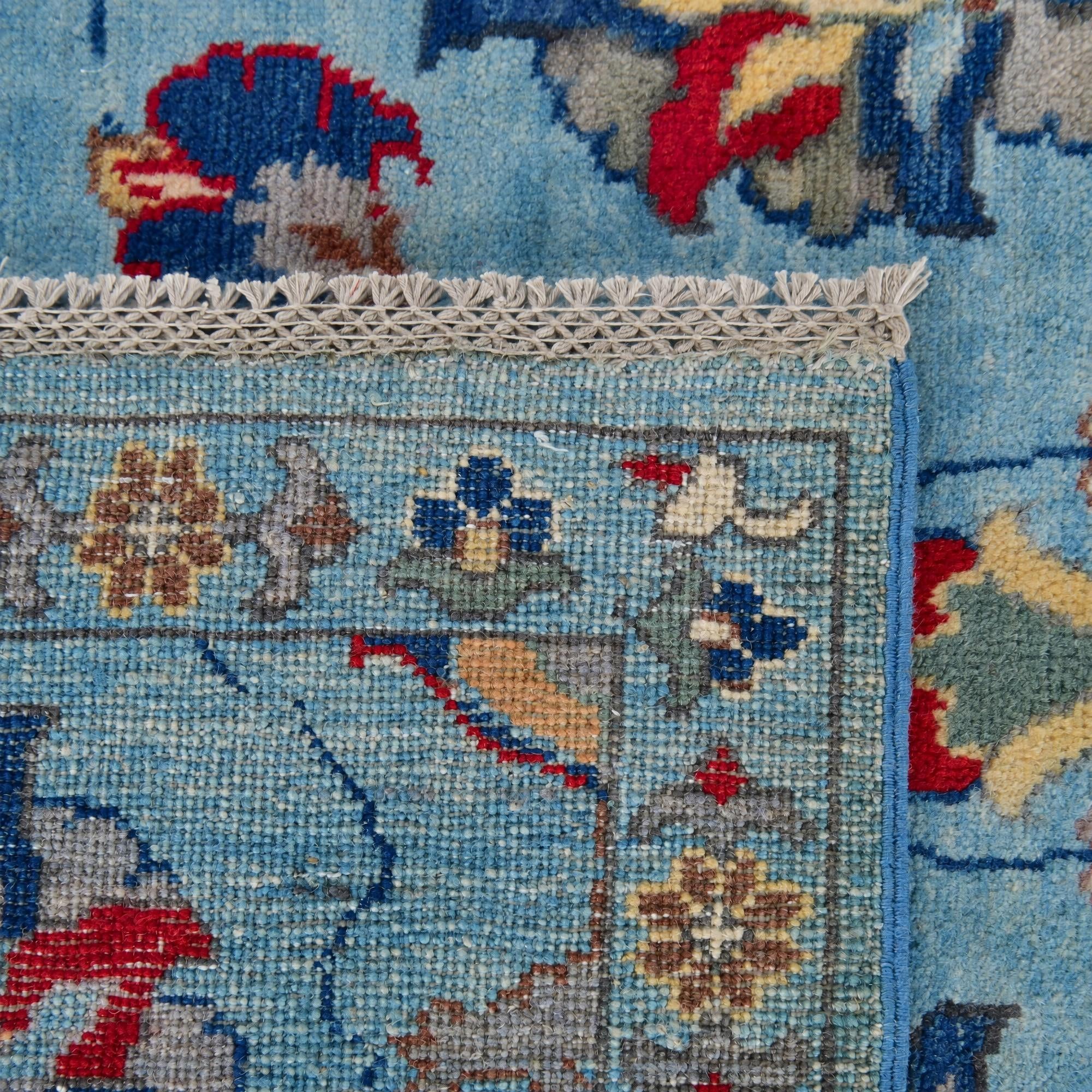 245cm x 295cm Handgeknüpft Kazak Teppich
