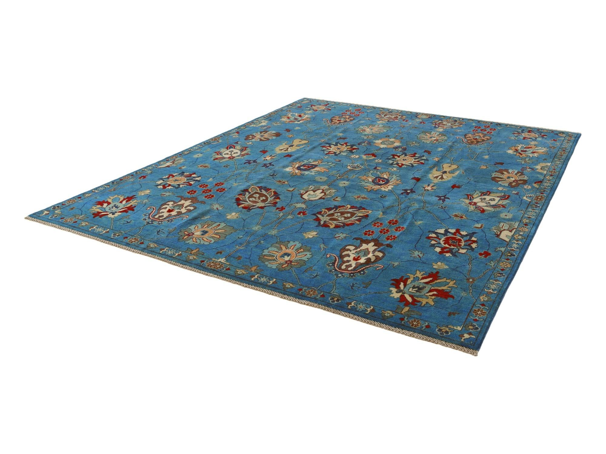 8' 1 x 9' 9 Hand Knotted Kazak Rug