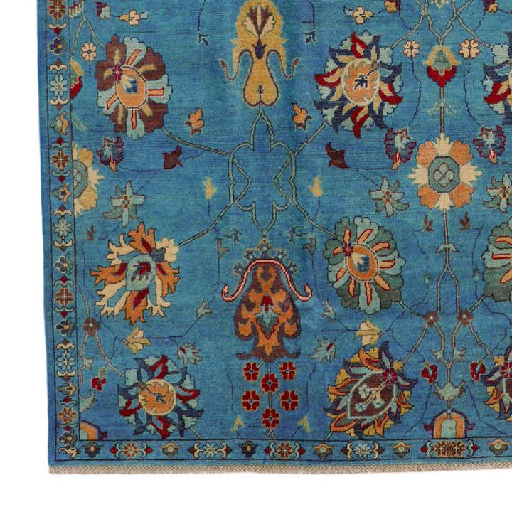 8' 1 x 9' 9 Hand Knotted Kazak Rug