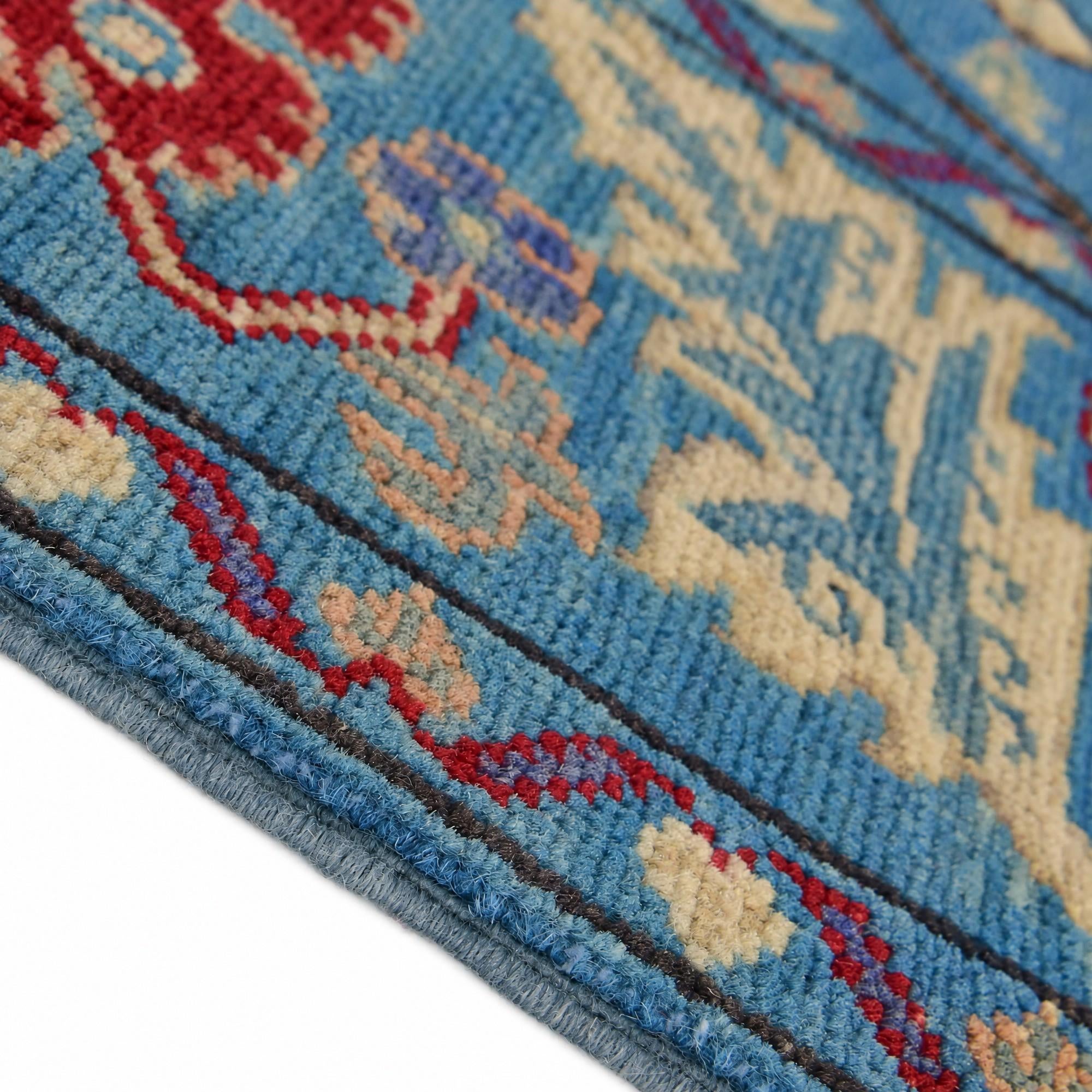 Detail image 8 of 12: 5' x 6' 8 Hand Knotted Kazak Rug