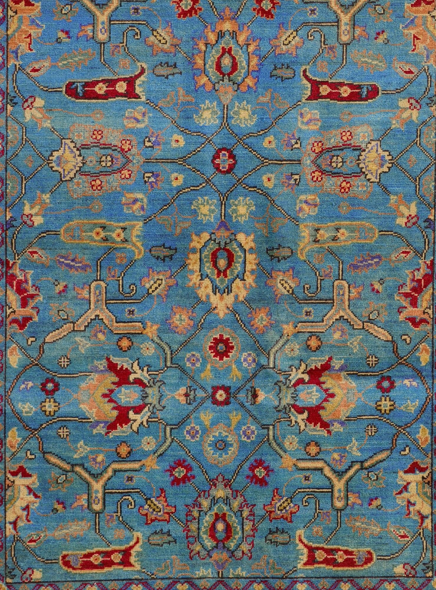 5' x 6' 8 Hand Knotted Kazak Rug