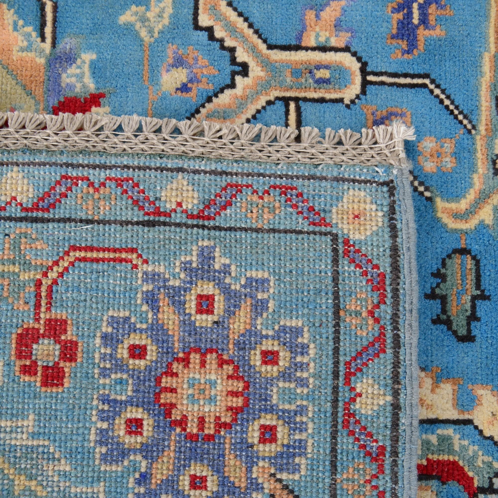 Detail image 12 of 12: 5' x 6' 8 Hand Knotted Kazak Rug