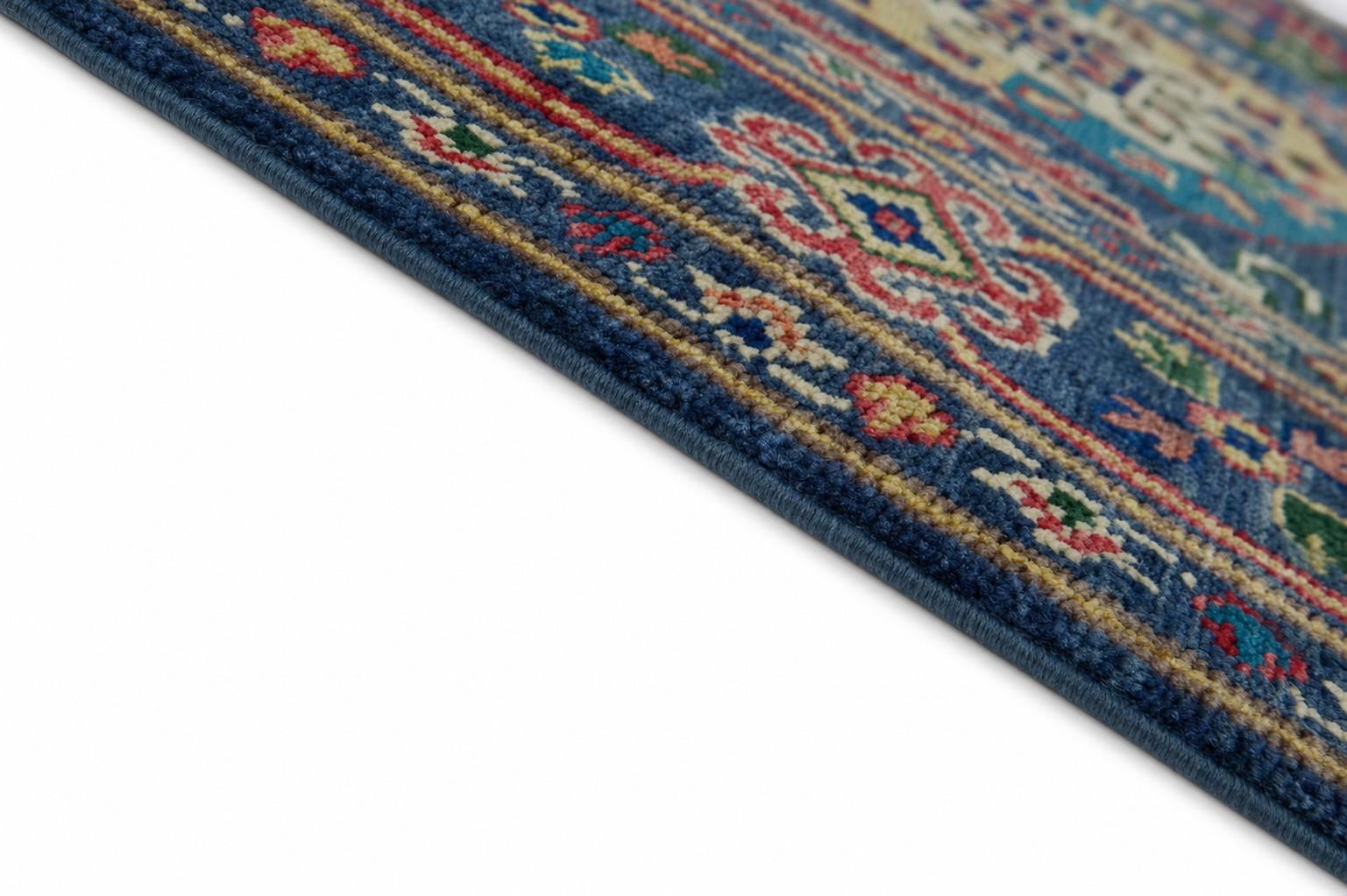Detail image 8 of 11: 4' 2 x 6' 1 Hand Knotted Kazak Rug