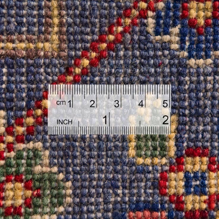 Detail image of 4' 2 x 6' 1 Hand Knotted Kazak Rug