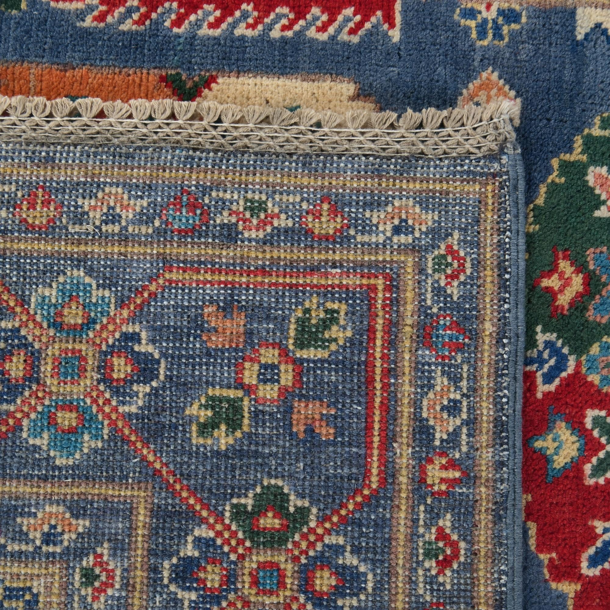125cm x 185cm Hand Knotted Kazak Rug